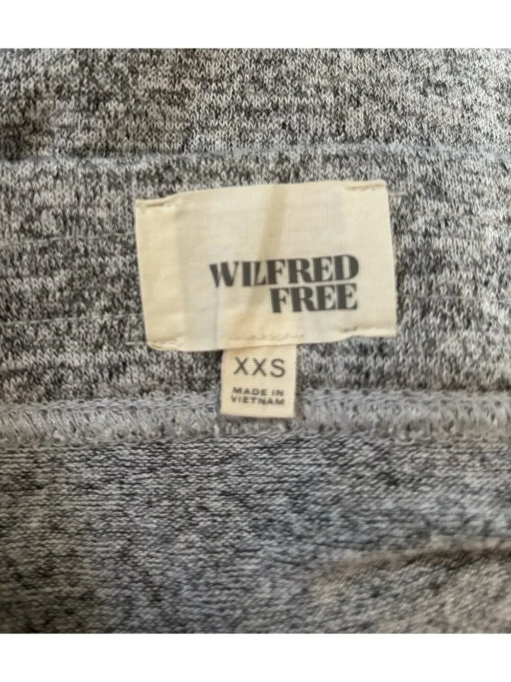 Aritzia Heather Gray Wilfred Free Tulip Skirt Sz XXS